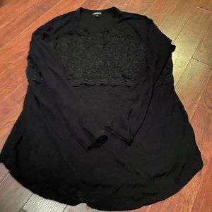 Torrid Black Lace Sweater